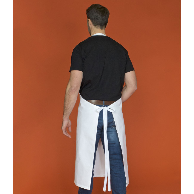Tablier valet avec poches Blanc - SNV