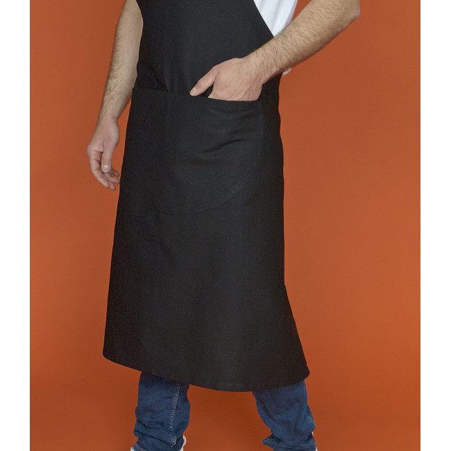 Schwarze Kellnerschürze mit Taschen - SNV