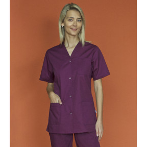 Tunic drukknopen korte mouwen Viviane Pruim - SNV