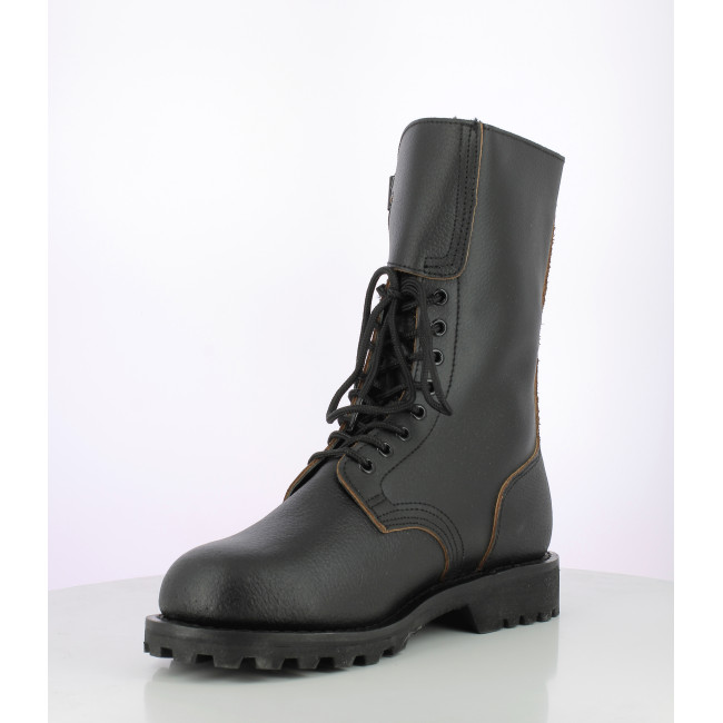 Französische Armeestiefel aus genarbtem Leder - Ares