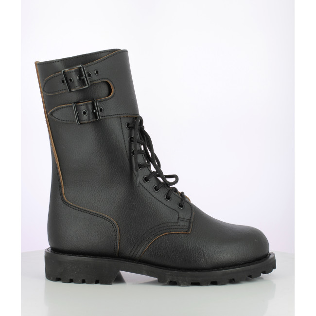 Französische Armeestiefel aus genarbtem Leder - Ares