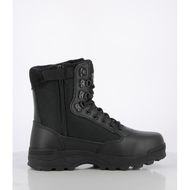 Taktische Stiefel mit Reißverschluss schwarz - Brandit