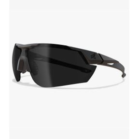 Lunettes balistiques Phantom Rescue avec monture noire et verres fumés - Edge Tactical