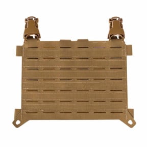 Panneau avant pour gilet porte-plaques MX231 - Coyote - Lindnerhof