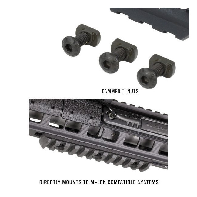 Rail picatinny 11 bevestigingsplaatsen m-lok - Magpul