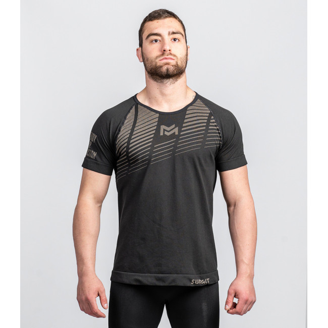 T-shirt RUSH Active Line Zwart Tan - Summit Outdoor