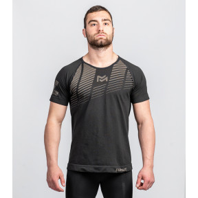 T-shirt RUSH Active Line Noir Tan - Summit Outdoor