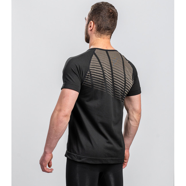 T-shirt RUSH Active Line Czarny Tan - Summit Outdoor