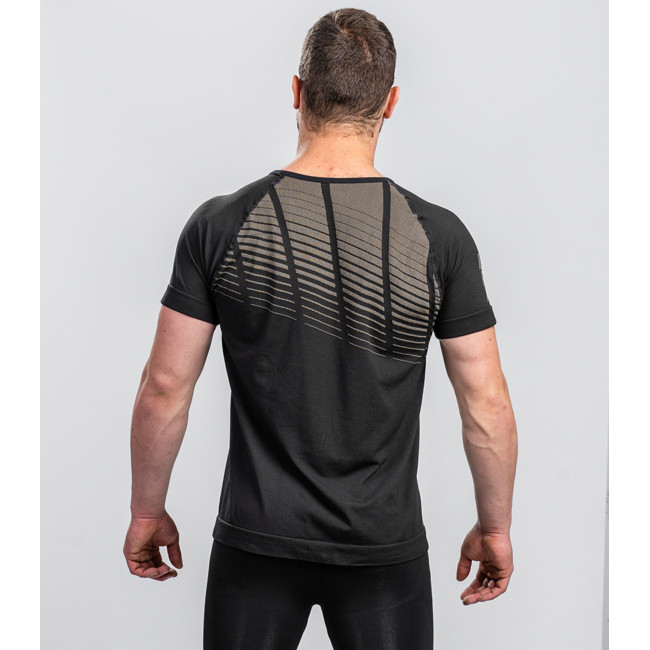 T-shirt RUSH Active Line Noir Tan - Summit Outdoor