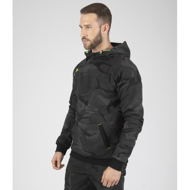 Bluza robocza z kapturem ALCA camo szara - Nine Worths by North Ways