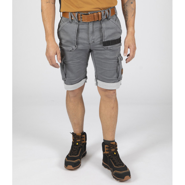 Bermuda de travail BOLT gris - Nine Worths by North Ways