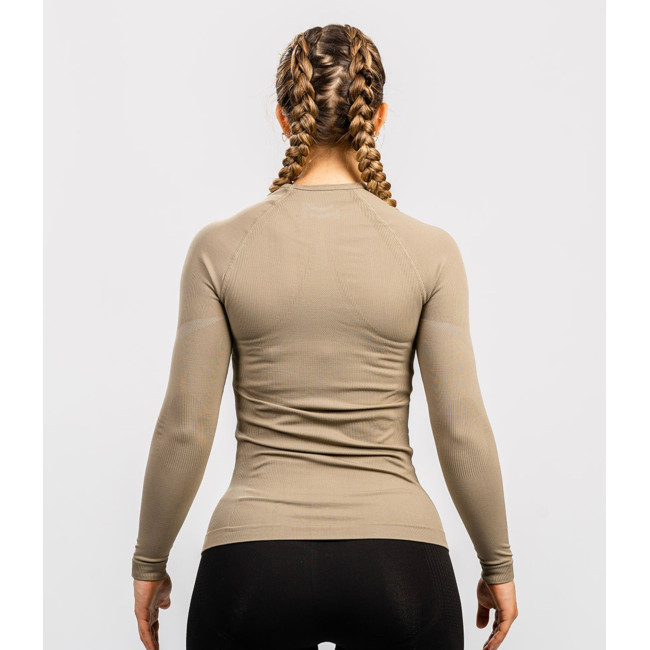 Tee-shirt Extrême Line ANNAPURNA Femme Coyote manches longues - Summit Outdoor