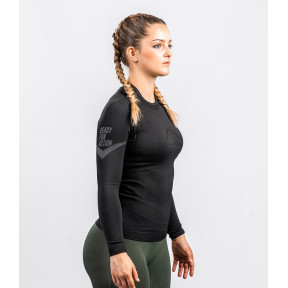 T-shirt Extreme Line ANNAPURNA Dames Zwart lange mouwen - Summit Outdoor
