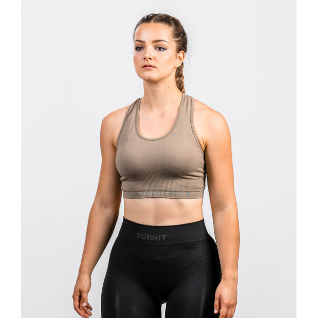 Brassière de sport femme ARIANE coyote - Summit Outdoor