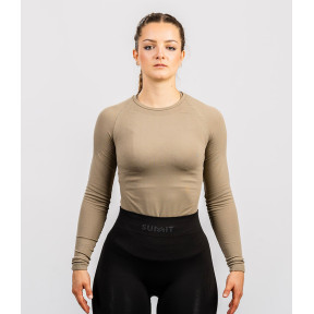 Tee-shirt Technical femme manches longues Coyote - Summit Outdoor