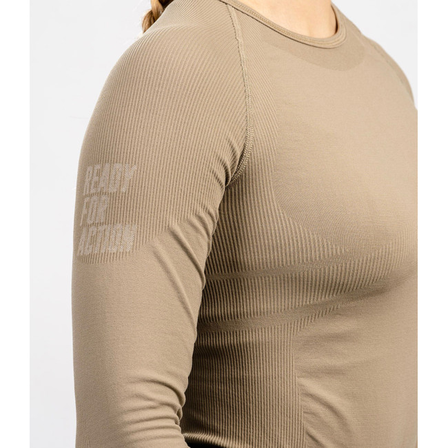Damen Technical Langarm-T-Shirt Coyote - Summit Outdoor