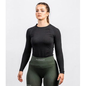 Technical T-Shirt SEQUOIA Damen Langarm Schwarz - Summit Outdoor