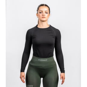 Tee-shirt Technical SEQUOIA femme manches longues Noir - Summit Outdoor