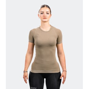 Koszulka krótki rękaw HÉLIUM Active Line damska coyote - Summit Outdoor