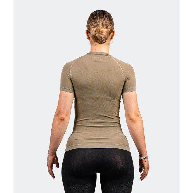 Kurzarm-T-Shirt HELIUM Active Line Damen coyote - Summit Outdoor
