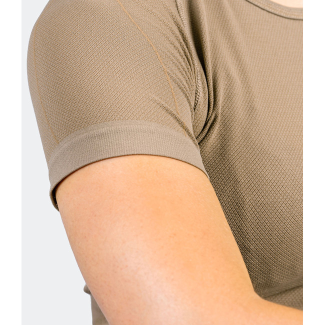 Tee-shirt manches courtes HÉLIUM Active Line femme coyote - Summit Outdoor