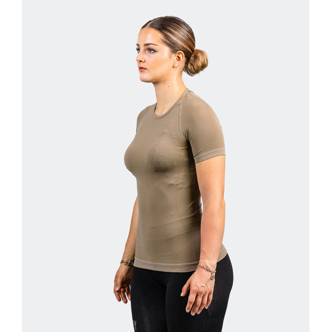 T-shirt krótki rękaw HÉLIUM Active Line damski coyote - Summit Outdoor