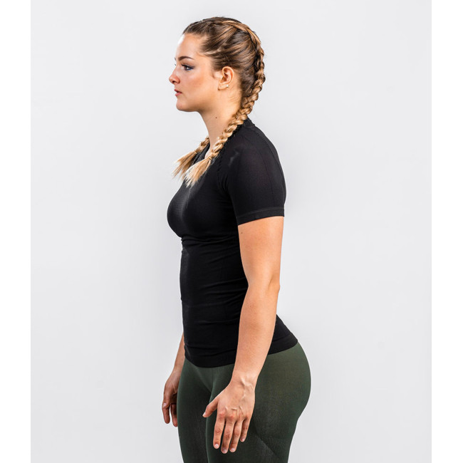 Kurzarm-T-Shirt HELIUM Active Line Damen schwarz - Summit Outdoor