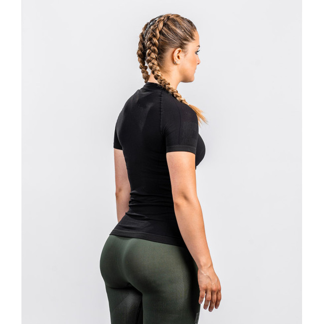 Tee-shirt manches courtes HÉLIUM Active Line femme noir - Summit Outdoor