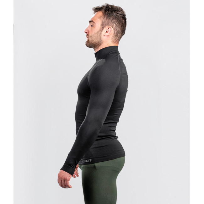 ALASKA Extreme Line Sweatshirt mit Reißverschlusskragen schwarz - Summit Outdoor