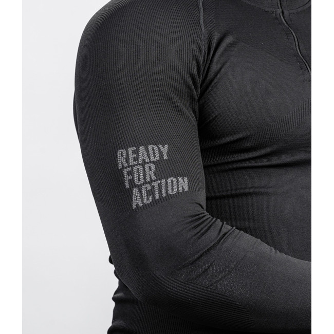 Sweat col zip ALASKA Extreme line noir - Summit Outdoor