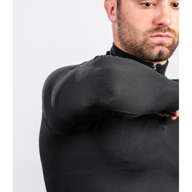 Sweat col zip ALASKA Extreme line noir - Summit Outdoor