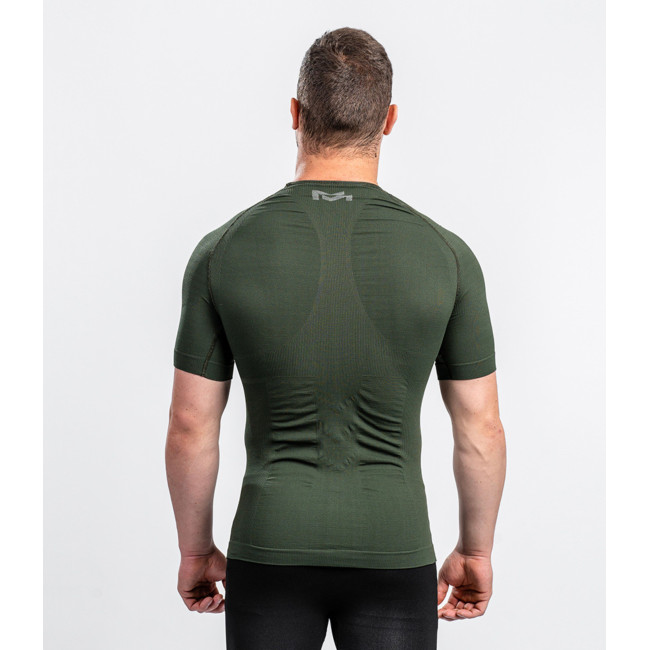 TEE-SHIRT TECHNICAL LINE ACTION MANCHES COURTES VERT OD - SUMMIT OUTDOOR