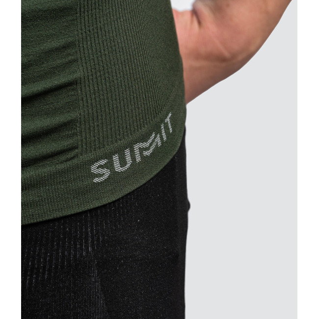 T-SHIRT TECHNICAL LINE ACTION KURZARM OLIVGRÜN OD - SUMMIT OUTDOOR