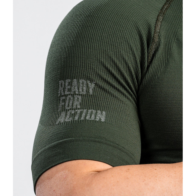T-SHIRT TECHNICAL LINE ACTION KORTE MOUWEN GROEN OD - SUMMIT OUTDOOR