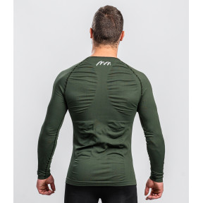 Langarm-T-Shirt ATACAMA Technical Line Rundhals Grün OD - Summit Outdoor