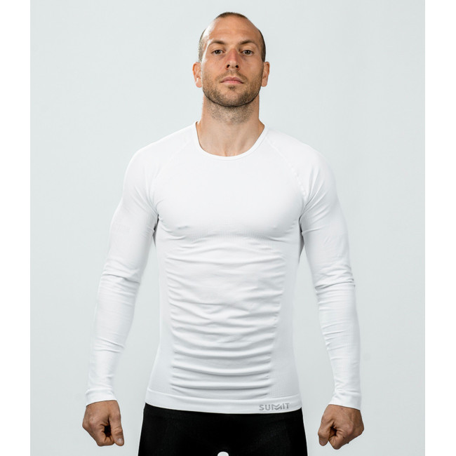 Tee-shirt ML Technical Line ATACAMA Col rond Blanc - Summit Outdoor Tee-shirt ML Technical Line ATACAMA Col rond Blanc - Summit Outdoor