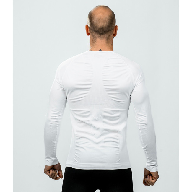 T-shirt ML Technical Line ATACAMA Ronde hals Wit - Summit Outdoor