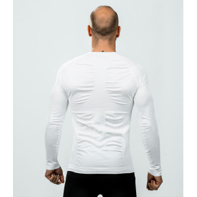 T-shirt ML Technical Line ATACAMA Okrągły dekolt Biały - Summit Outdoor