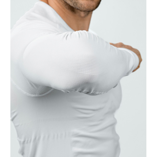 Langarm-T-Shirt Technical Line ATACAMA Rundhals Weiß - Summit Outdoor
