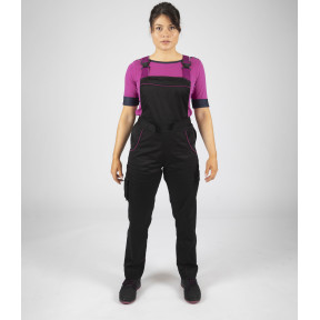 Mono de trabajo para mujer EDITH - Negro - Nine Worths by North Ways