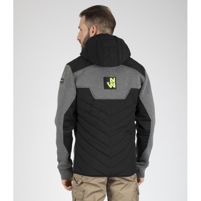 Blouson HIRO gris/noir - Nine Worths by North Ways