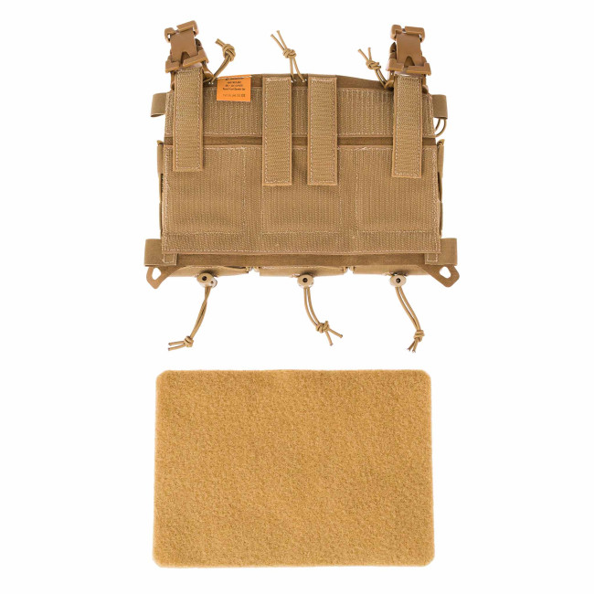 Panneau avant pour gilet porte-plaques avec porte chargeur triple multi-calibre MX234 - Coyote - Lindnerhof