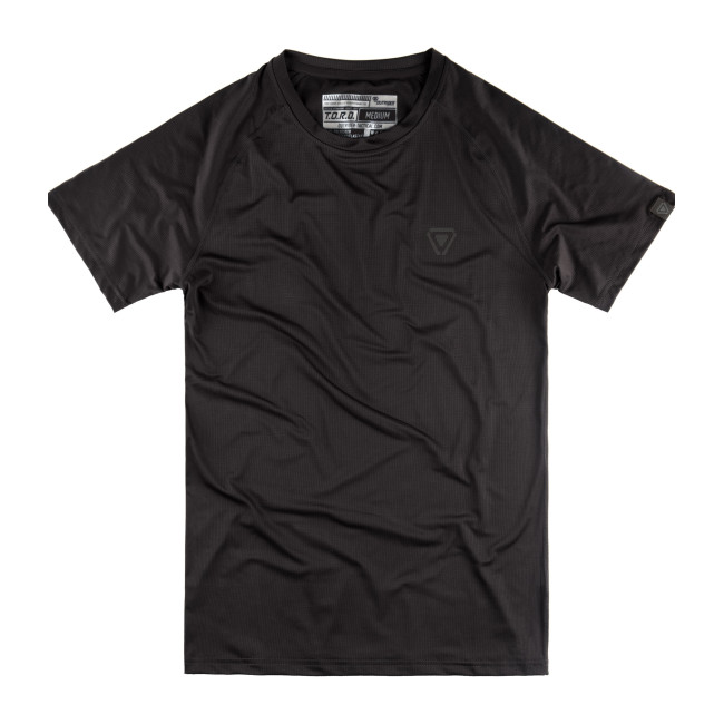 Performance T-Shirt mit enganliegender Passform Covert T.O.R.D. Schwarz - Outrider