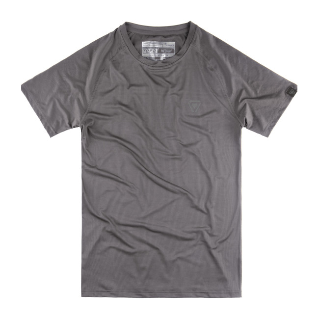 Performance T-Shirt mit angepasstem Schnitt Covert T.O.R.D. Wolfsgrau - Outrider