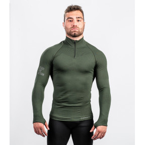 Sweat col zip ALASKA Extreme line Vert OD - Summit Outdoor