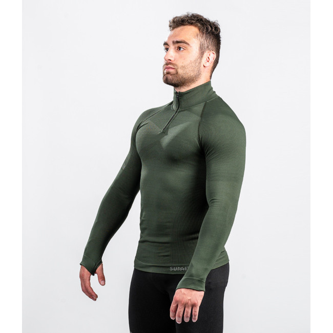 ALASKA Extreme Line Zip-Pullover OD Grün - Summit Outdoor
