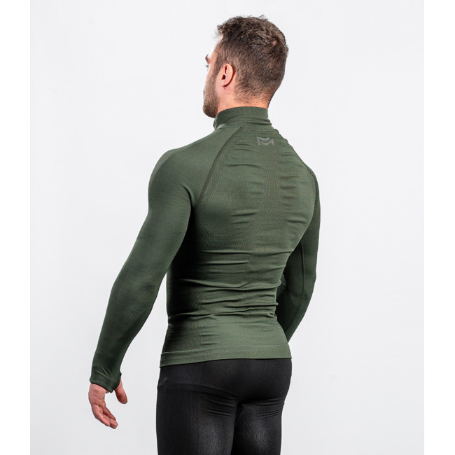 Sweatshirt met ritskraag ALASKA Extreme line Groen OD - Summit Outdoor