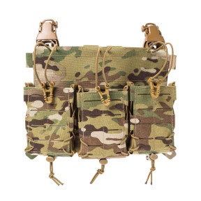 Panneau avant pour gilet porte-plaques avec porte chargeur triple multi-calibre MX234 -Multicam - Lindnerhof