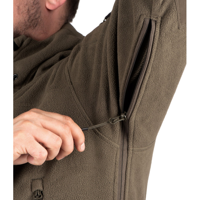 Fleece vest met capuchon AR T.O.R.D. Ranger Groen - Outrider