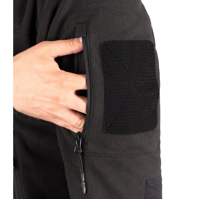 Veste polaire à capuche AR T.O.R.D. Noire - Outrider